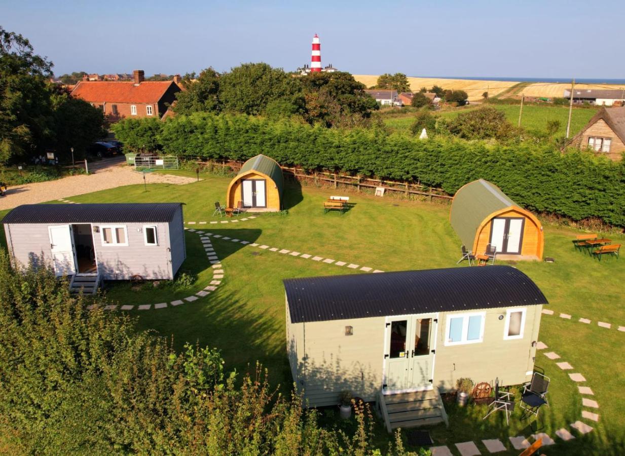 Lanterns Shepherds Huts & Glamping Happisburgh Exterior foto